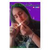 Dan’s 420 Purple Background Bubble-Free Stickers - Image 3