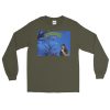 Dan’s 420 Morning Moon Logo Centered #1 Long Sleeve Shirt - Image 4