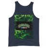 Dan's 420 Logo with black border on leaf background Tank Top - Image 4