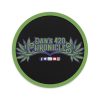 Dan's 420 Chronicles Logo Green Border Embroidered patches