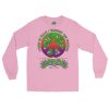 Peace Sign W/ Black Border & Logo Below Long Sleeve Shirt - Image 12