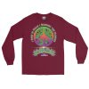 Peace Sign W/ Black Border & Logo Below Long Sleeve Shirt - Image 4