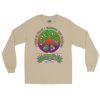Peace Sign W/ Black Border & Logo Below Long Sleeve Shirt - Image 11