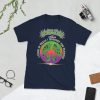 Peace Sign W/ White Border & Logo Above T-Shirt - Image 2