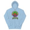 Peace Sign W/ White Border & Logo Below Hoodie - Image 10