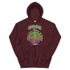 Peace Sign W/ Black Border & Logo Above Hoodie - Image 4