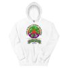Peace Sign W/ White Border & Logo Below Hoodie - Image 12
